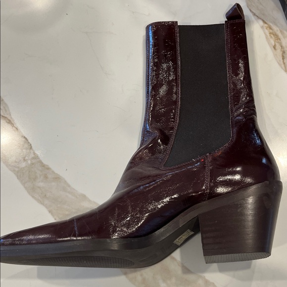 L'INTERVALLE Marky Dark Brown Western 2.5” Heeled Chelsea style taller Boots - Picture 4 of 10